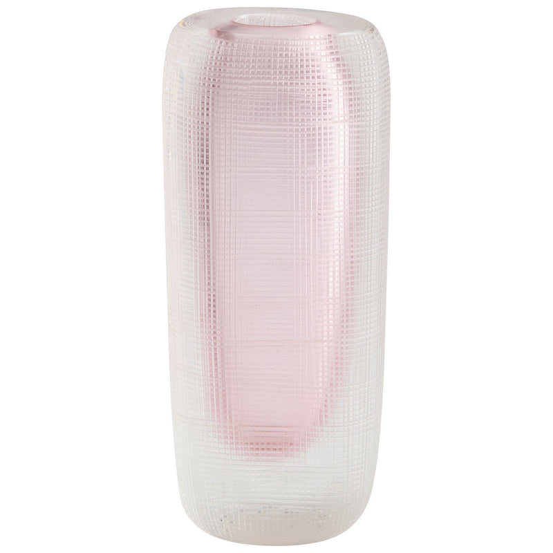 Cyan 10299 Vase, Pink And Clear