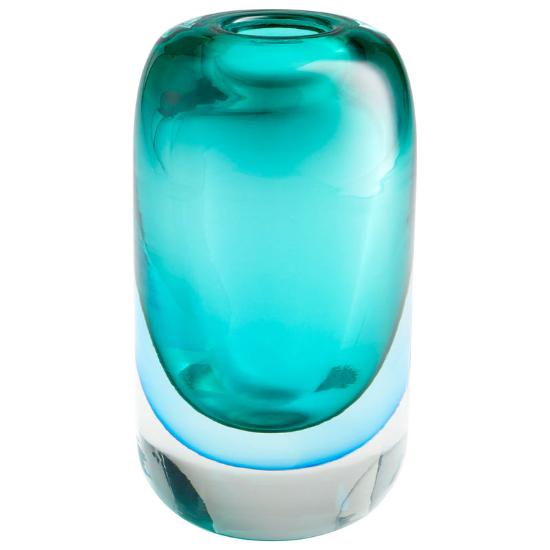 Cyan 10303 Vase, Blue