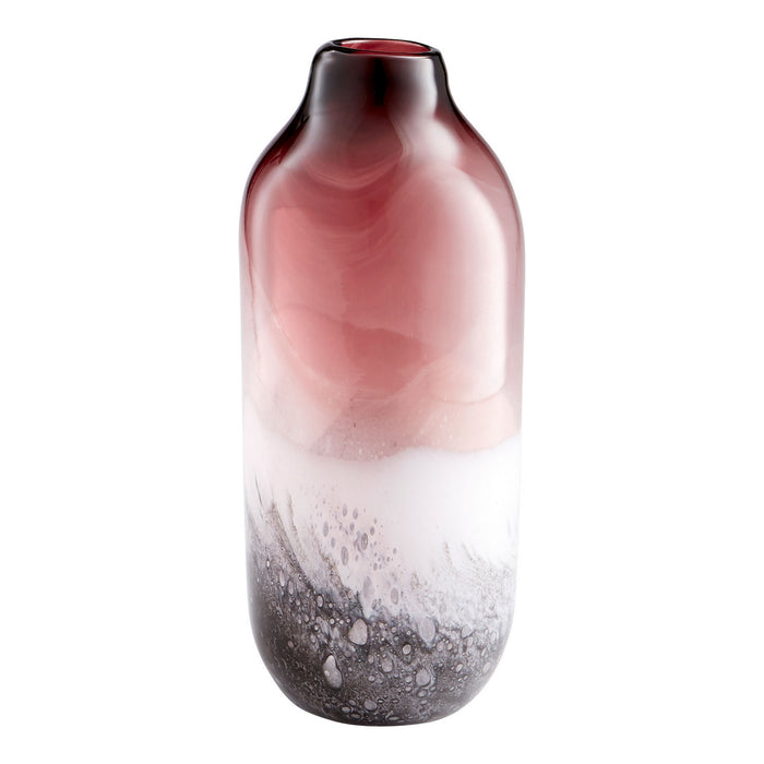 Cyan 10321 Vase, Purple And White