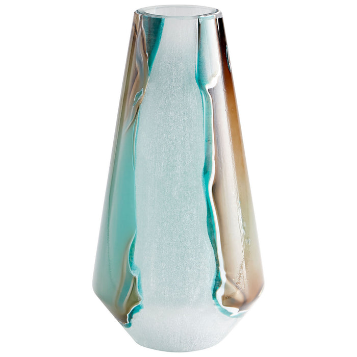 Cyan 10324 Vase, Green And White