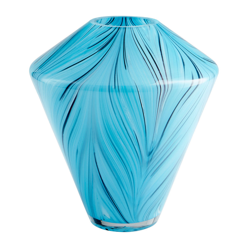 Cyan 10332 Vase, Blue