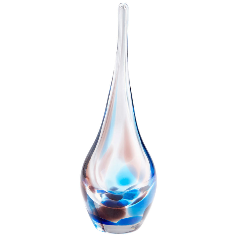 Cyan 10337 Vase, Amber And Blue