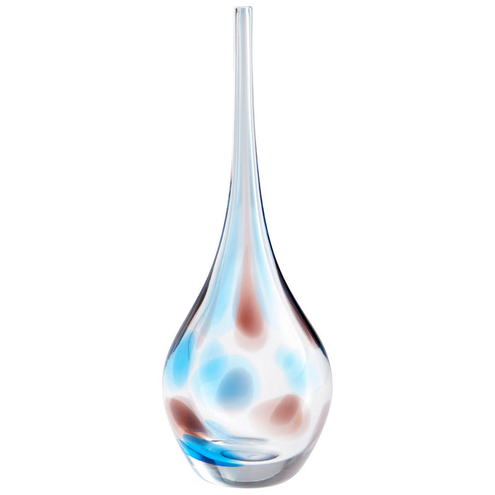 Cyan 10338 Vase, Amber And Blue