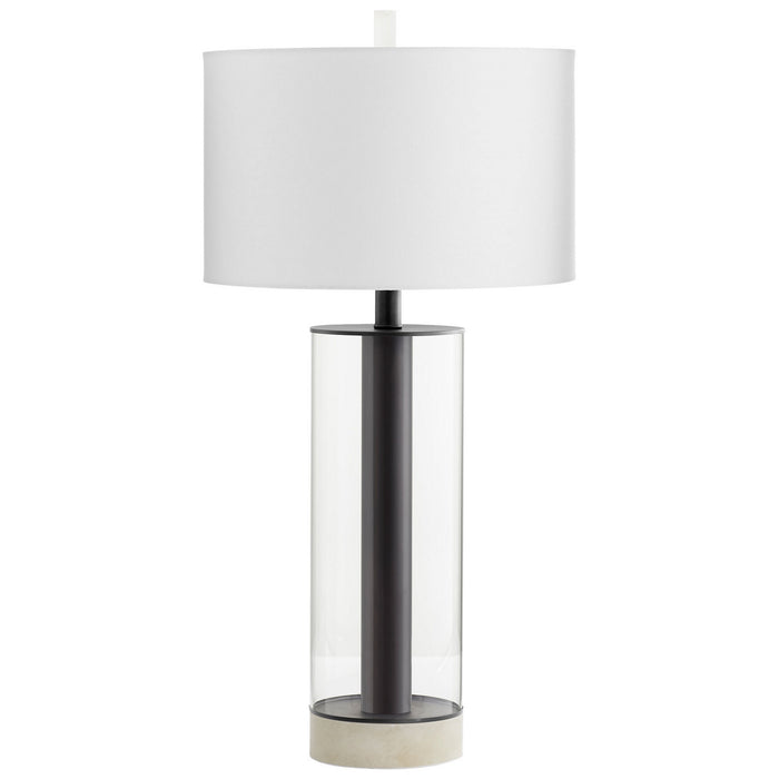 Cyan 10352 One Light Table Lamp, Gunmetal
