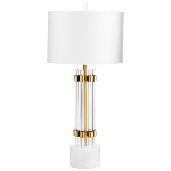 Cyan 10354 One Light Table Lamp, Brass