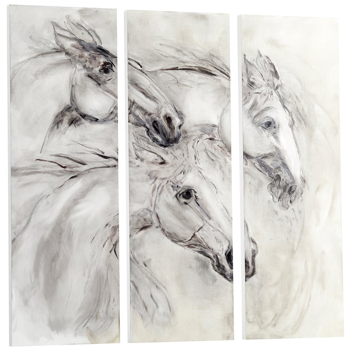 Cyan 10420 Wall Art, White