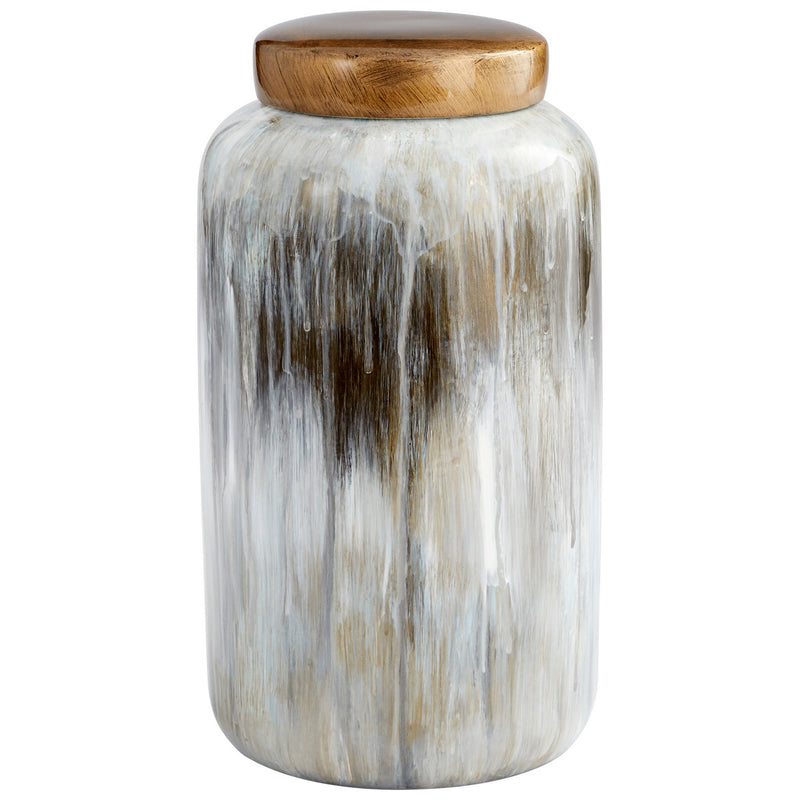 Cyan 10424 Vase, Olive Glaze