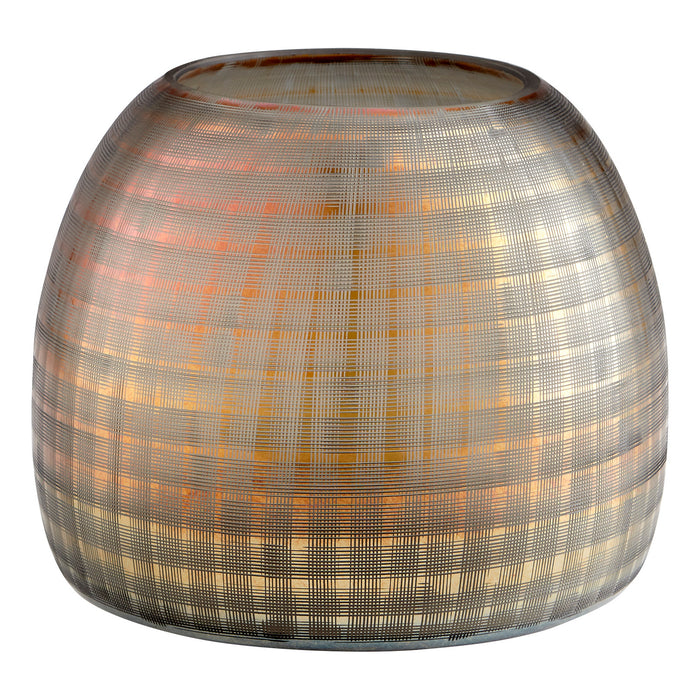 Cyan 10465 Vase, Combed Irridescent Gold