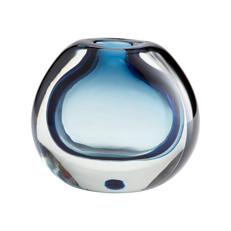 Cyan 10485 Vase, Blue