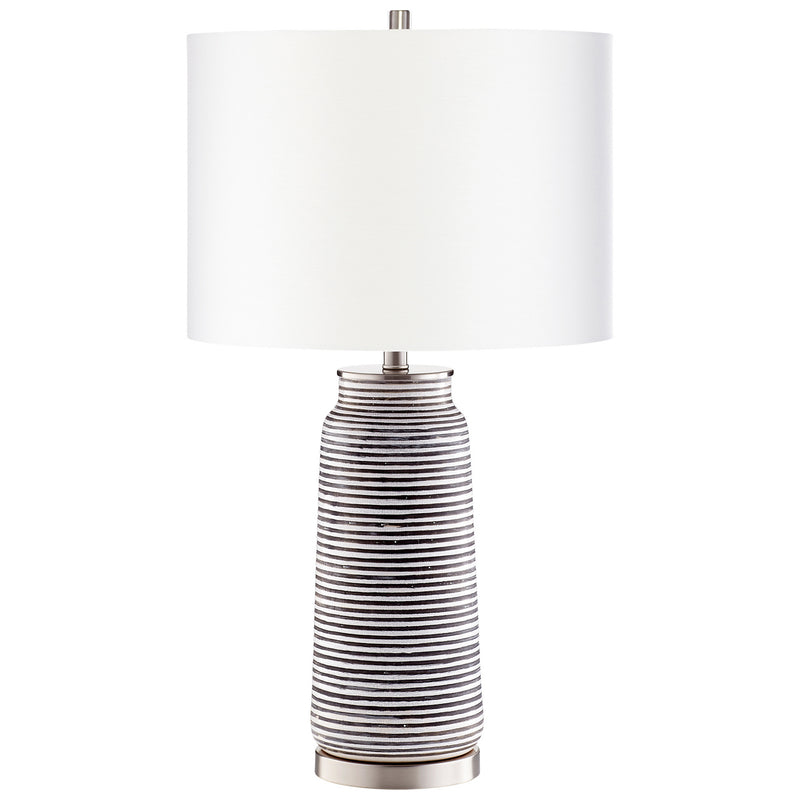 Cyan 10544 One Light Table Lamp, Satin Nickel