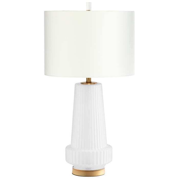 Cyan 10545 LED Table Lamp, Aged Brass