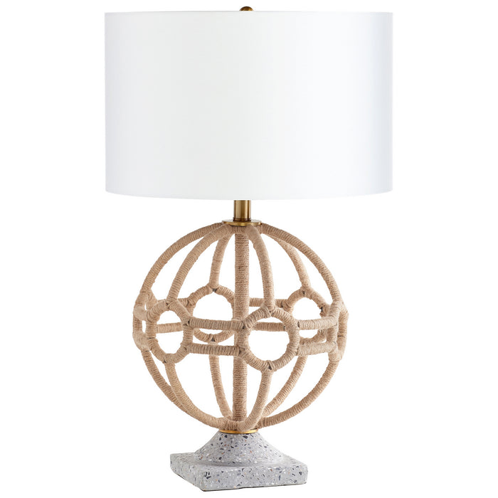 Cyan 10548 One Light Table Lamp, Aged Brass