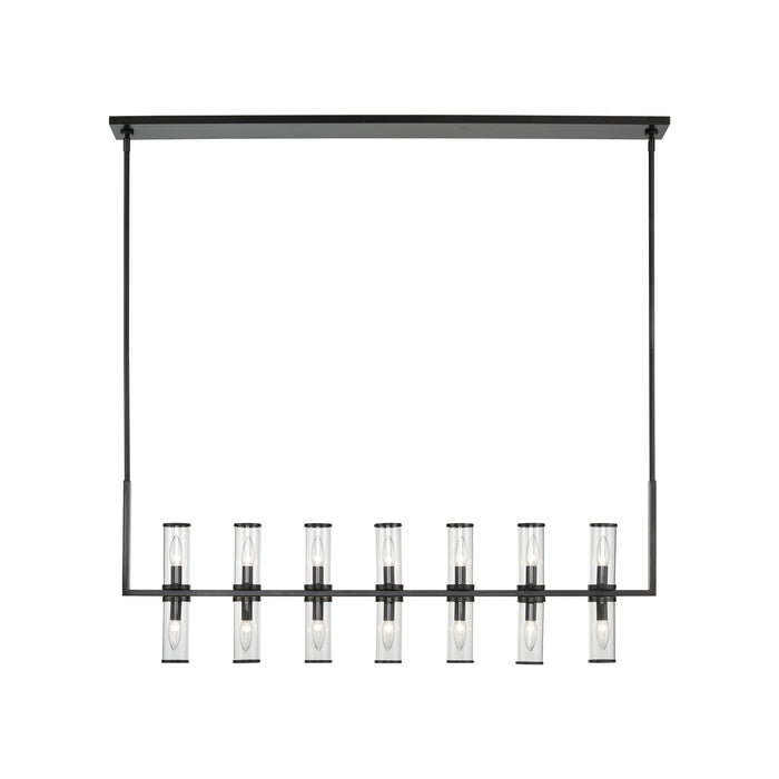 Alora LP309077UBCG 14 Light Island Pendant, Clear Glass/Urban Bronze
