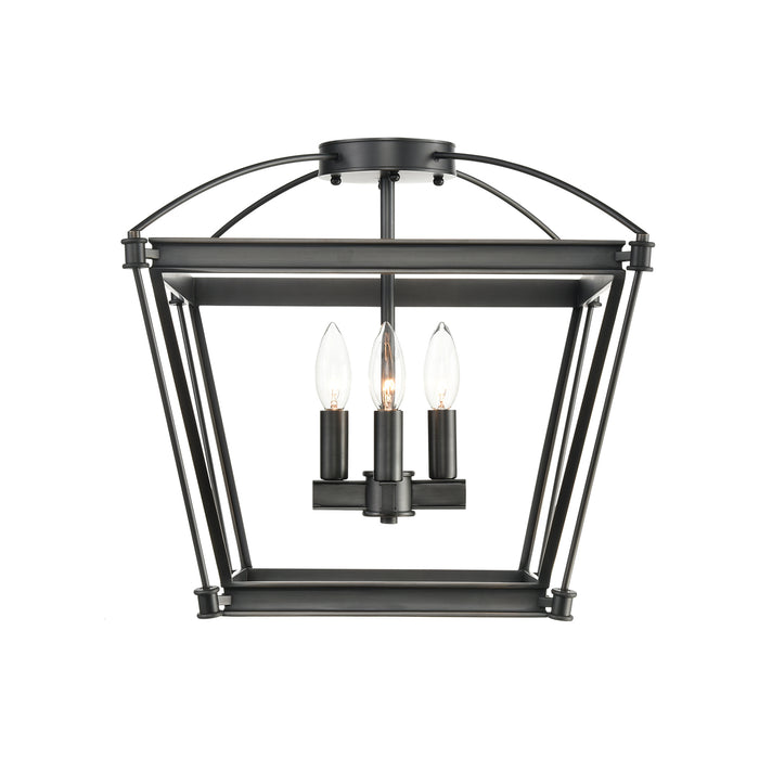 Alora SF312204UB Four Light Semi-Flush Mount, Urban Bronze