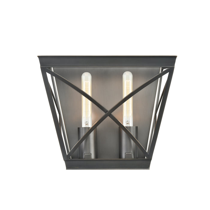 Alora WV309602UB Two Light Bathroom Fixture, Urban Bronze