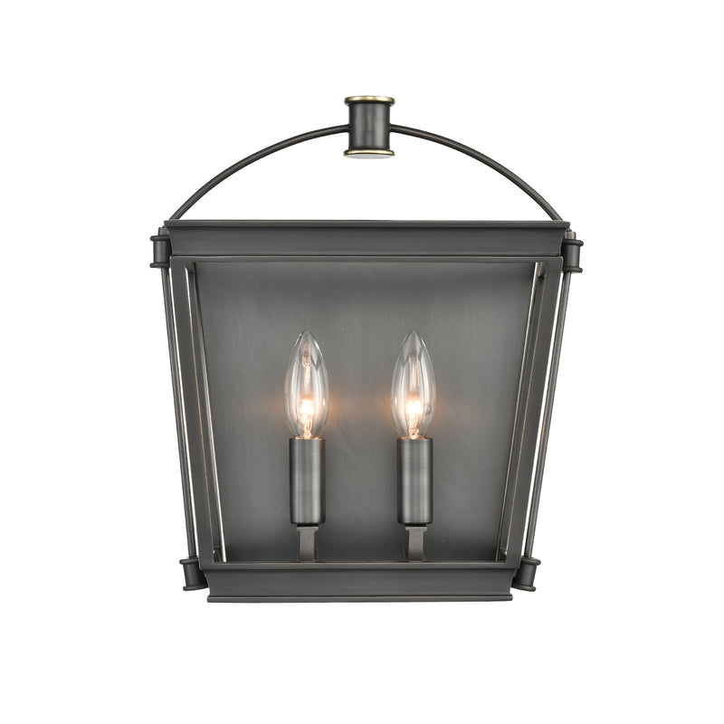 Alora WV312202UB Two Light Bathroom Fixture, Urban Bronze