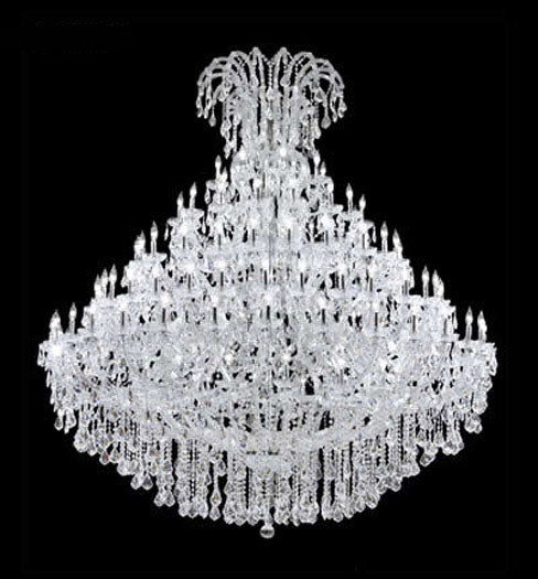 James R. Moder 91830S22 128 Light Chandelier, Silver