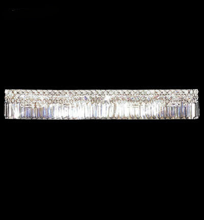 James R. Moder 92523S22 Eight Light Vanity, Silver