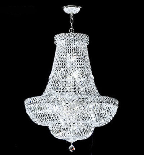 James R. Moder 93091S11 22 Light Chandelier, Silver
