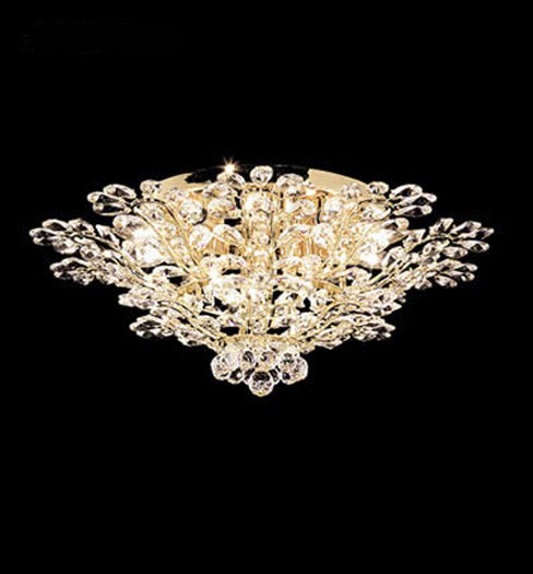 James R. Moder 94455G22 14 Light Flush Mount, Gold