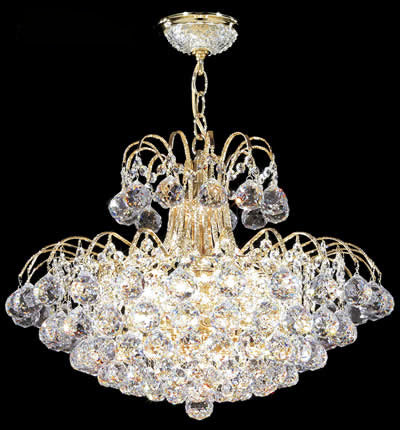 James R. Moder 94808G22 16 Light Chandelier, Gold