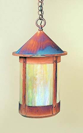 Arroyo BH-14TLWO-RC One Light Pendant, Raw Copper