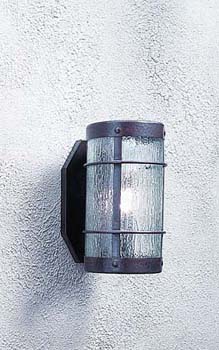Arroyo VS-7NRRM-BK One Light Wall Mount, Satin Black
