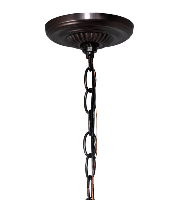 Meyda Tiffany 11584 Seven Light Chandelier, Mahogany Bronze