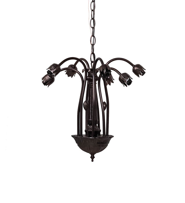 Meyda Tiffany 11584 Seven Light Chandelier, Mahogany Bronze