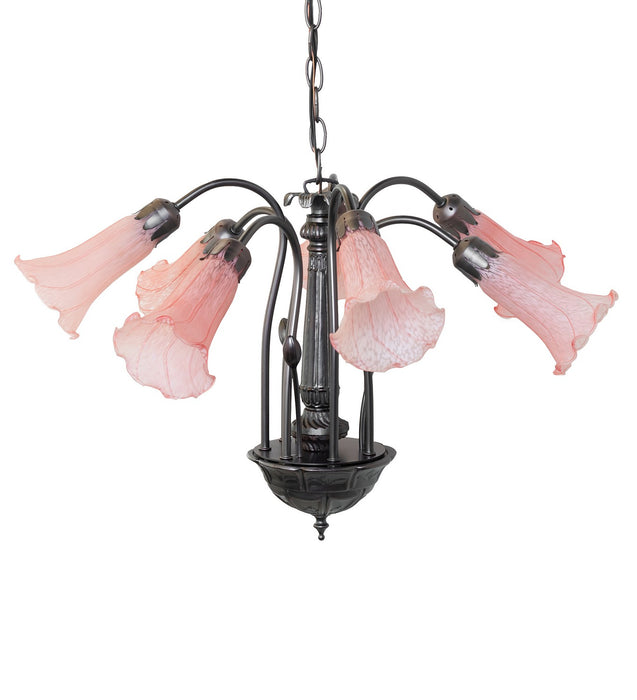 Meyda Tiffany 11596 Seven Light Chandelier, Mahogany Bronze