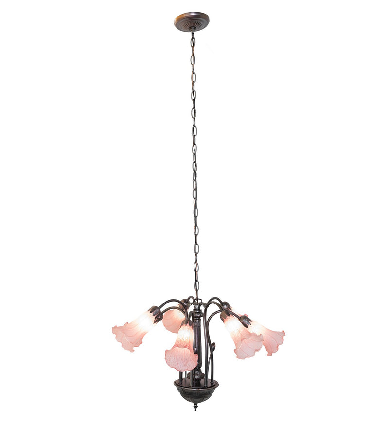 Meyda Tiffany 11596 Seven Light Chandelier, Mahogany Bronze