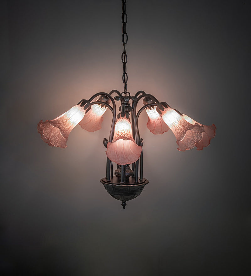 Meyda Tiffany 11596 Seven Light Chandelier, Mahogany Bronze