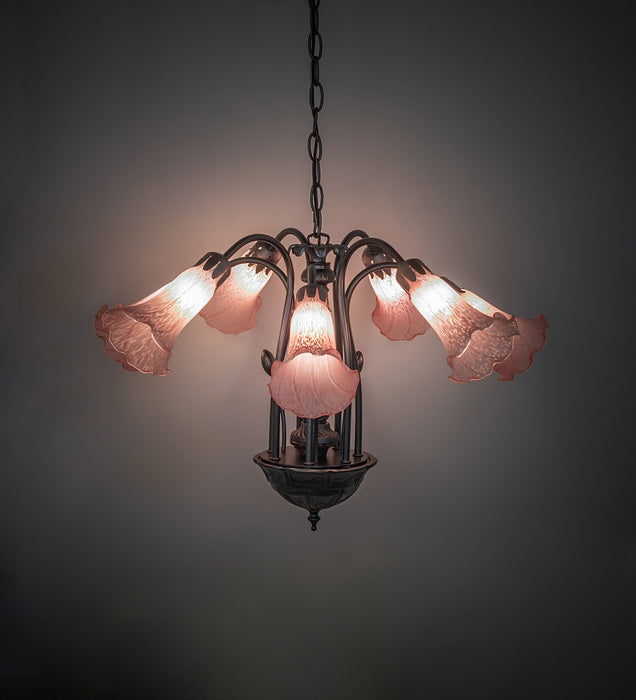 Meyda Tiffany 11596 Seven Light Chandelier, Mahogany Bronze