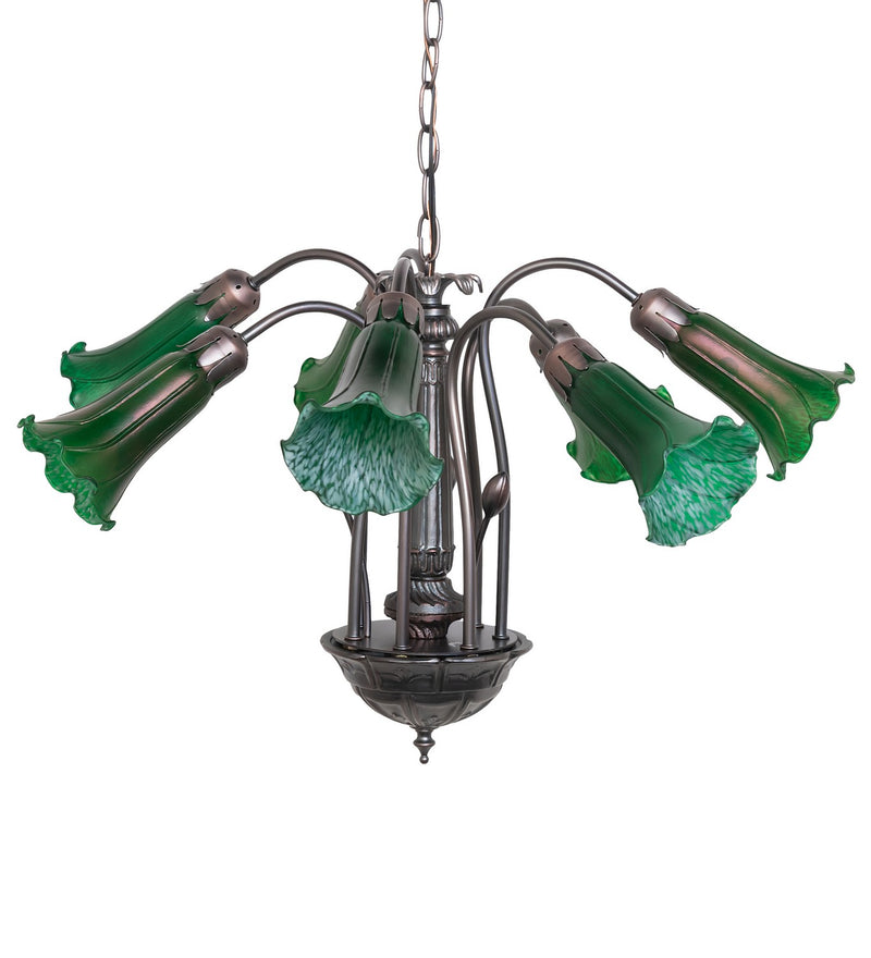 Meyda Tiffany 11604 Seven Light Chandelier, Mahogany Bronze