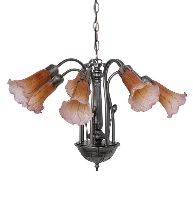 Meyda Tiffany 11674 Seven Light Chandelier, Mahogany Bronze