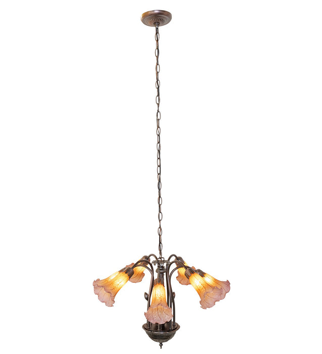 Meyda Tiffany 11674 Seven Light Chandelier, Mahogany Bronze