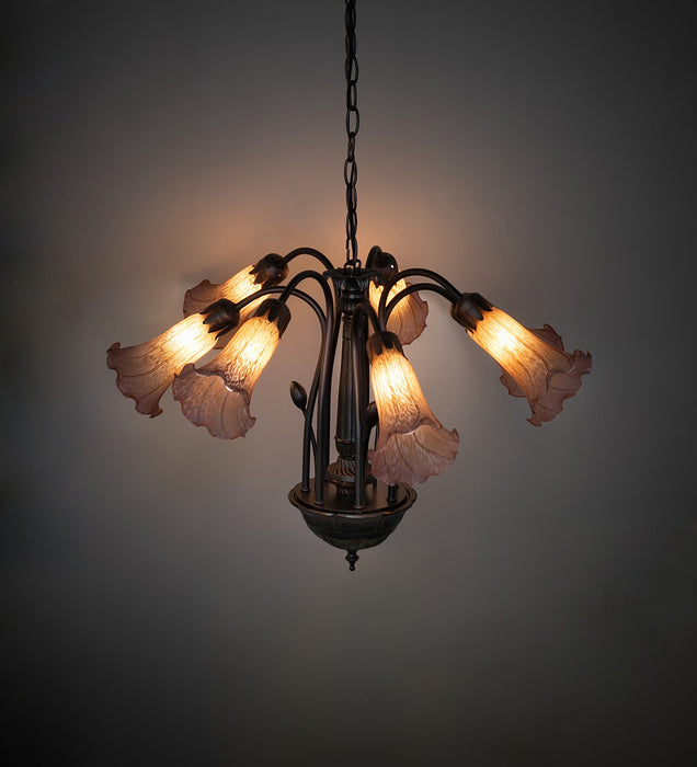 Meyda Tiffany 11674 Seven Light Chandelier, Mahogany Bronze