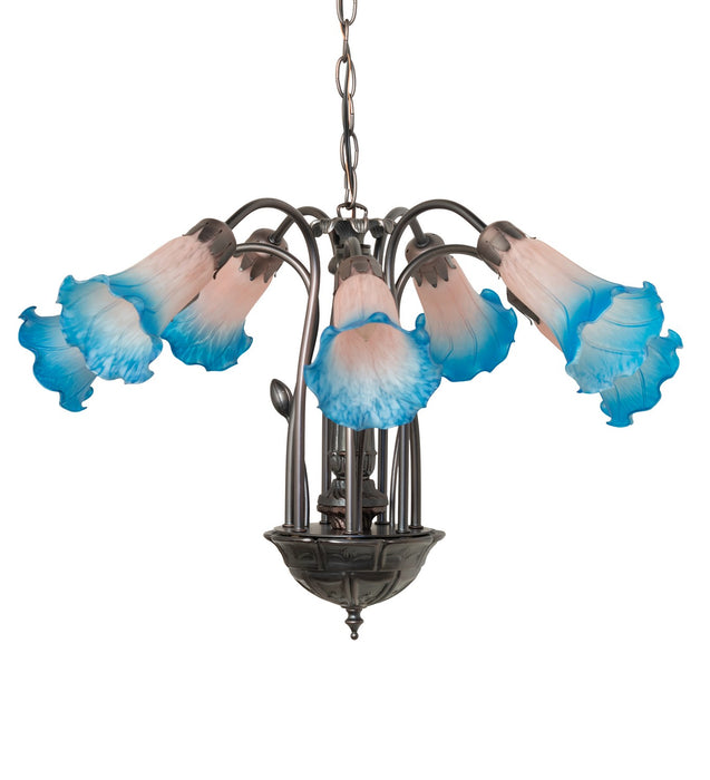 Meyda Tiffany 11687 Seven Light Chandelier, Mahogany Bronze