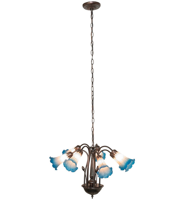 Meyda Tiffany 11687 Seven Light Chandelier, Mahogany Bronze