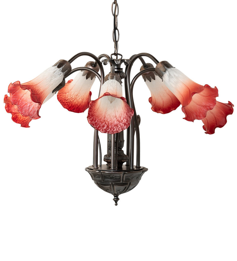 Meyda Tiffany 12243 Seven Light Chandelier, Mahogany Bronze