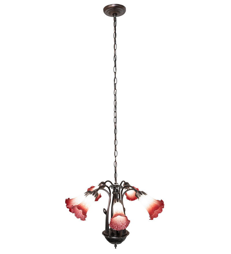 Meyda Tiffany 12243 Seven Light Chandelier, Mahogany Bronze