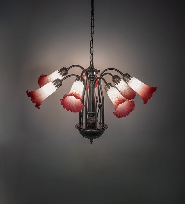 Meyda Tiffany 12243 Seven Light Chandelier, Mahogany Bronze