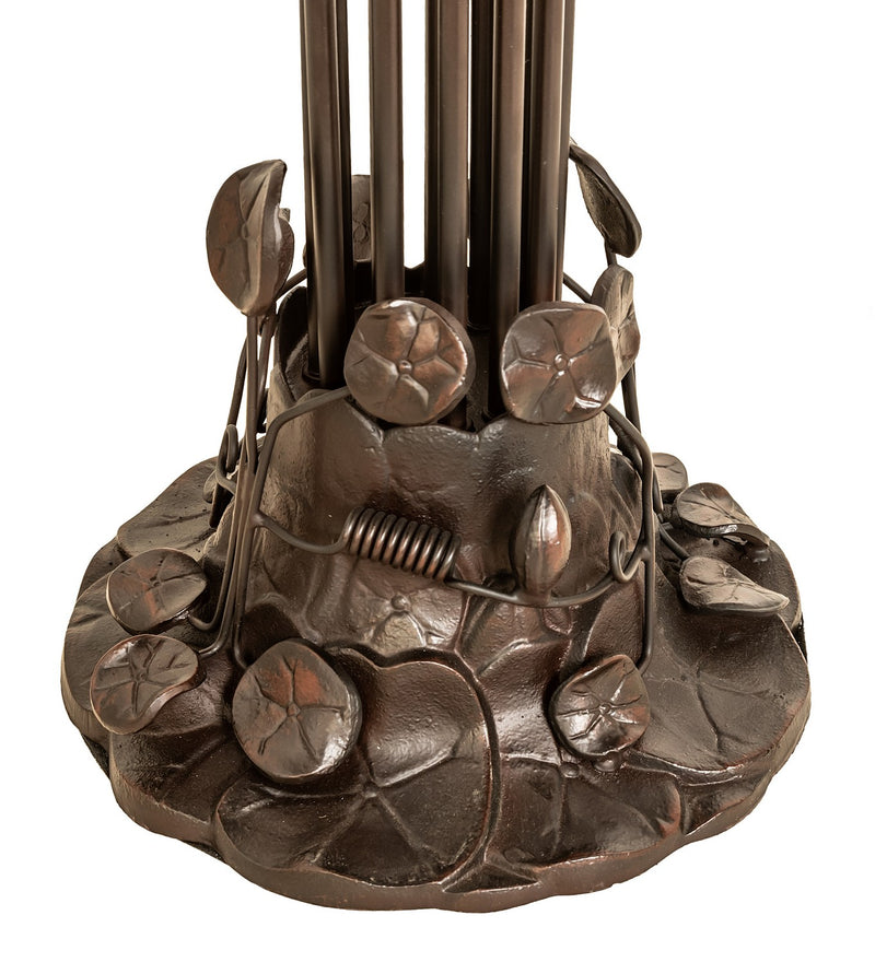 Meyda Tiffany 15889 12 Light Floor Lamp, Mahogany Bronze