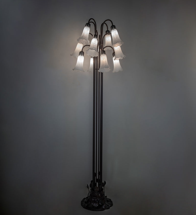 Meyda Tiffany 15889 12 Light Floor Lamp, Mahogany Bronze