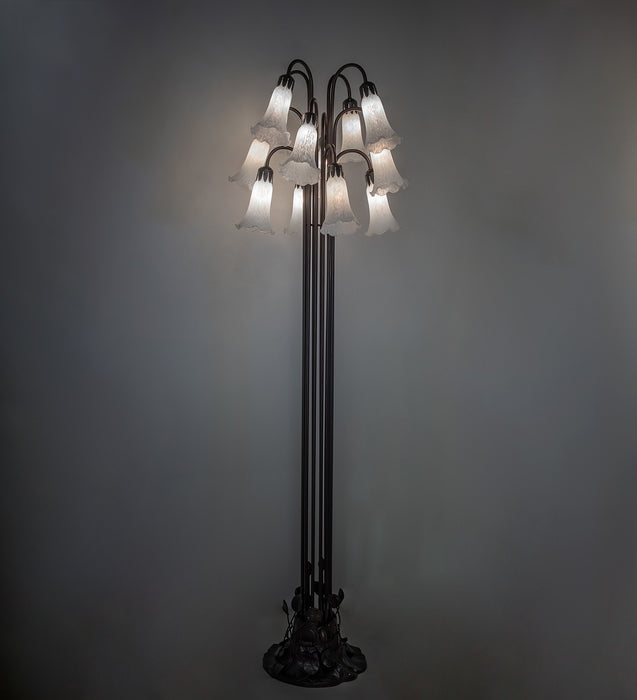 Meyda Tiffany 15889 12 Light Floor Lamp, Mahogany Bronze