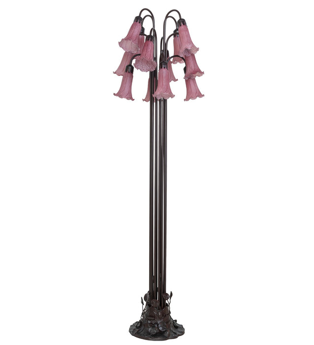 Meyda Tiffany 15975 12 Light Floor Lamp, Mahogany Bronze