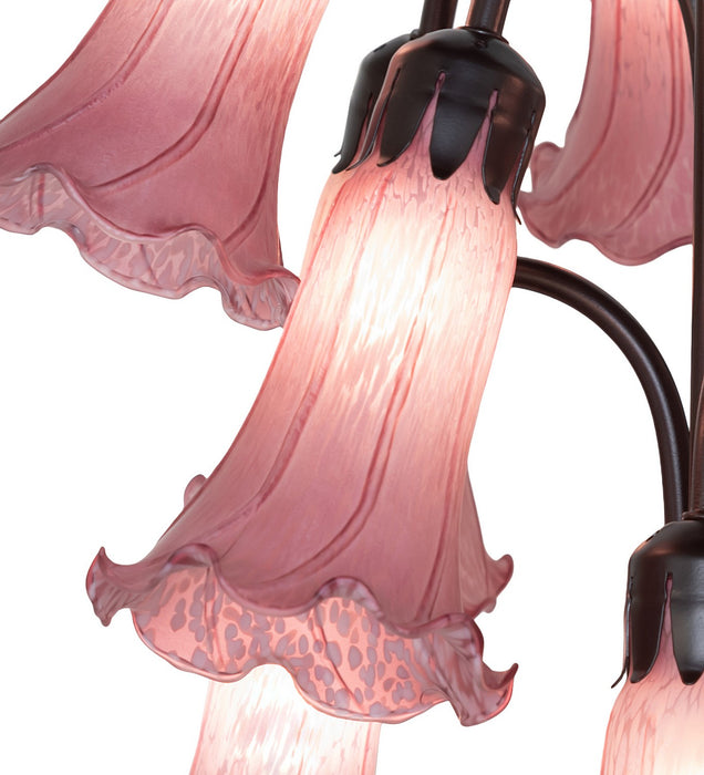 Meyda Tiffany 15975 12 Light Floor Lamp, Mahogany Bronze