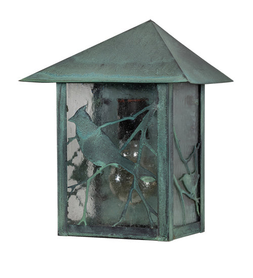 Meyda Tiffany 37386 One Light Wall Sconce, Craftsman Verdigris