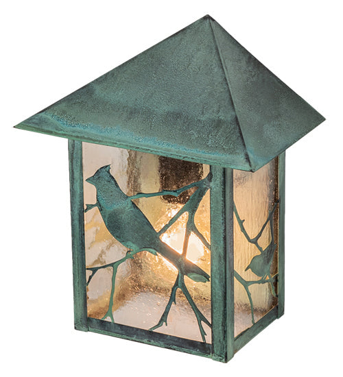 Meyda Tiffany 37386 One Light Wall Sconce, Craftsman Verdigris