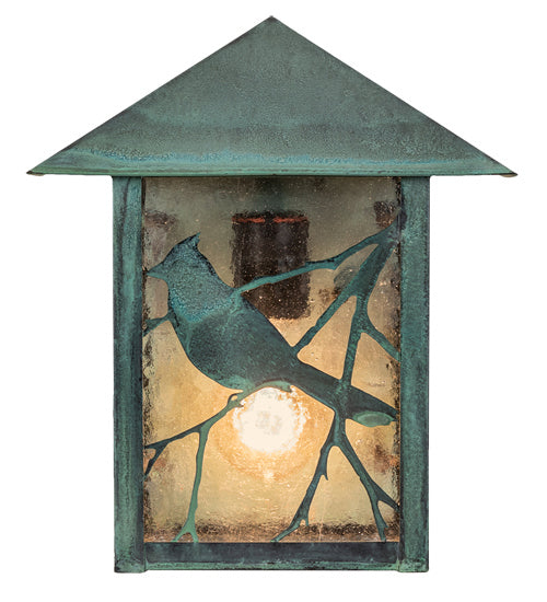 Meyda Tiffany 37386 One Light Wall Sconce, Craftsman Verdigris